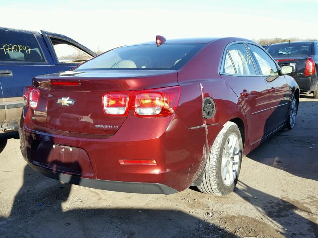 1G11C5SL8FF281690 - 2015 CHEVROLET MALIBU 1LT BURGUNDY photo 4