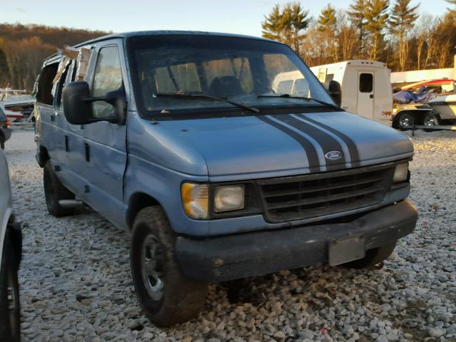 1FBHE31MXPHB62788 - 1993 FORD ECONOLINE BLUE photo 1