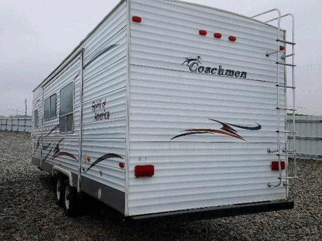 1TC2B150471504321 - 2007 COACH TRAILER WHITE photo 3