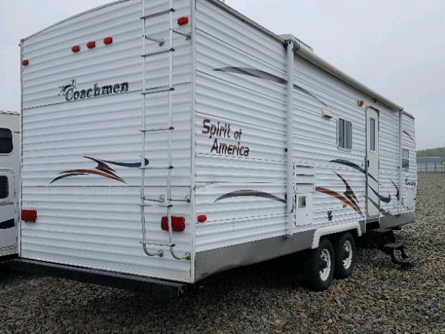 1TC2B150471504321 - 2007 COACH TRAILER WHITE photo 4