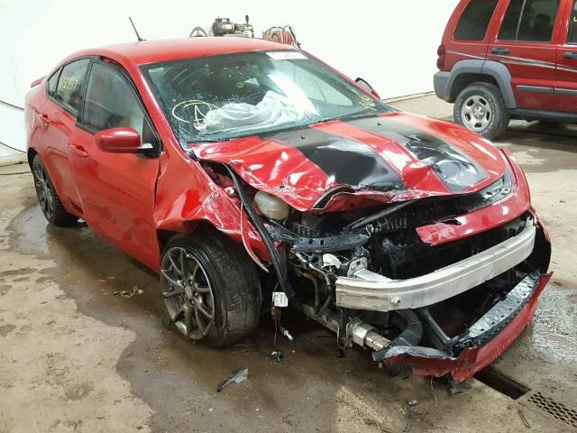 1C3CDFBA0DD106395 - 2013 DODGE DART SXT RED photo 1