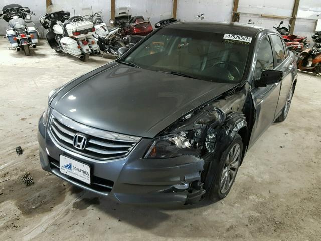 1HGCP3F85CA002575 - 2012 HONDA ACCORD EXL GRAY photo 2