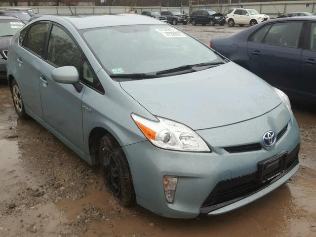 JTDKN3DU4D5650239 - 2013 TOYOTA PRIUS 青色 照片 1