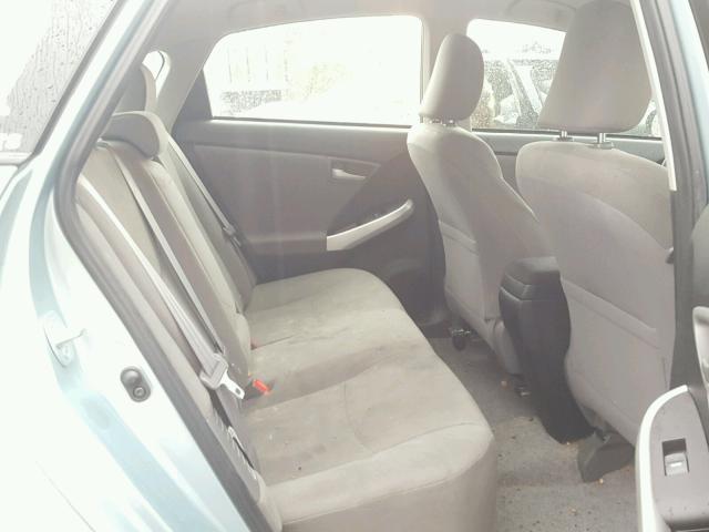 JTDKN3DU4D5650239 - 2013 TOYOTA PRIUS 青色 照片 6