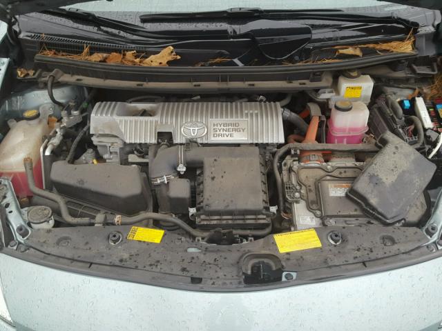 JTDKN3DU4D5650239 - 2013 TOYOTA PRIUS 青色 照片 7