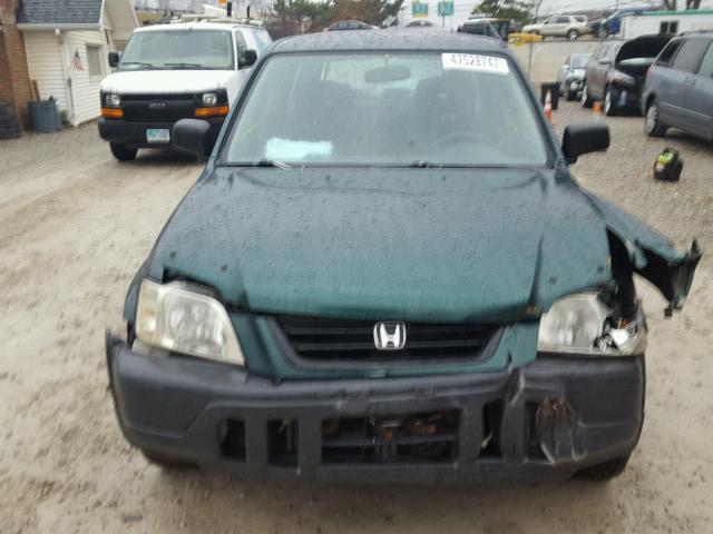 JHLRD18401C007641 - 2001 HONDA CR-V LX GREEN photo 9