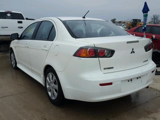 JA32U2FU3DU017035 - 2013 MITSUBISHI LANCER ES/ WHITE photo 3