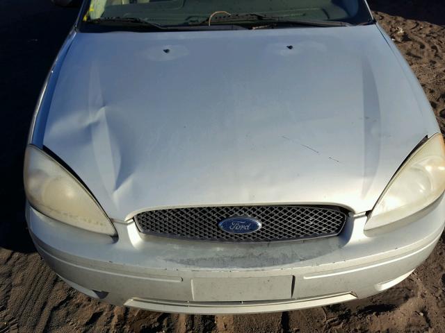 1FAFP53U25A239347 - 2005 FORD TAURUS SE SILVER photo 7