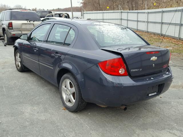 1G1AT58H697149674 - 2009 CHEVROLET COBALT LT BLUE photo 3