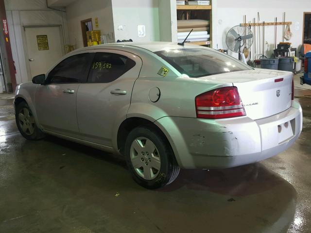 1B3LC46B49N500443 - 2009 DODGE AVENGER SE SILVER photo 3