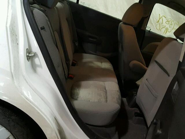 1G1JA5SG9G4103356 - 2016 CHEVROLET SONIC LS Սպիտակ լուսանկար 6