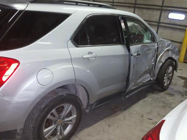 2CNFLEEC9B6471345 - 2011 CHEVROLET EQUINOX LT GRAY photo 9