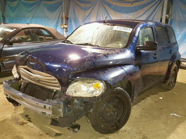 3GNCA13B09S640008 - 2009 CHEVROLET HHR LS BLUE photo 2