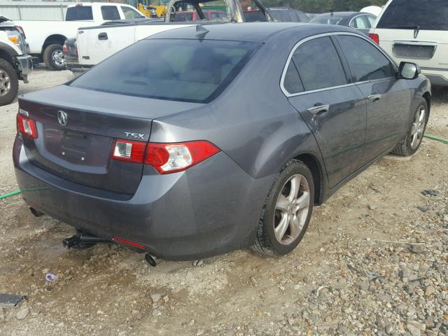 JH4CU25669C021715 - 2009 ACURA TSX GRAY photo 4