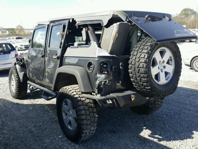 1J4BA3H19AL141602 - 2010 JEEP WRANGLER U GRAY photo 3