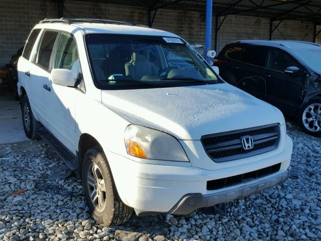 2HKYF18434H566547 - 2004 HONDA PILOT EX WHITE photo 1