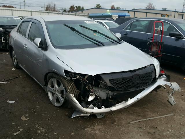 1NXBU4EE4AZ309940 - 2010 TOYOTA COROLLA BA SILVER photo 1