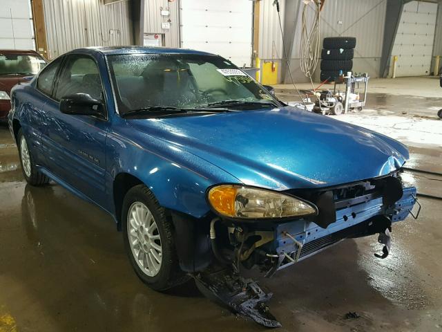 1G2NF12T9YM844046 - 2000 PONTIAC GRAND AM S BLUE photo 1