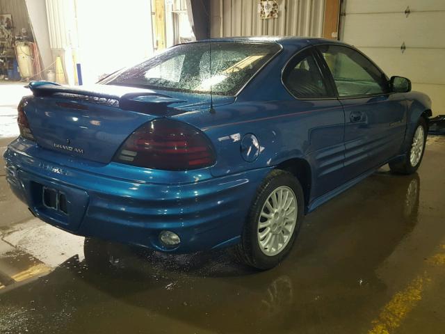 1G2NF12T9YM844046 - 2000 PONTIAC GRAND AM S BLUE photo 4