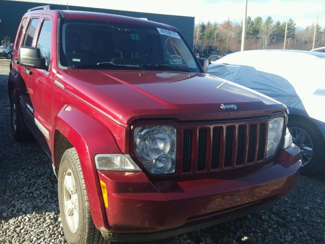 1C4PJMAK4CW122672 - 2012 JEEP LIBERTY SP MAROON photo 1