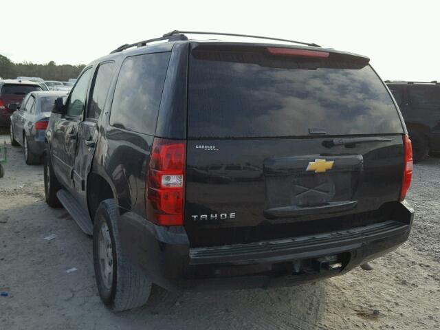 1GNSKBE04DR331485 - 2013 CHEVROLET TAHOE K150 BLACK photo 3