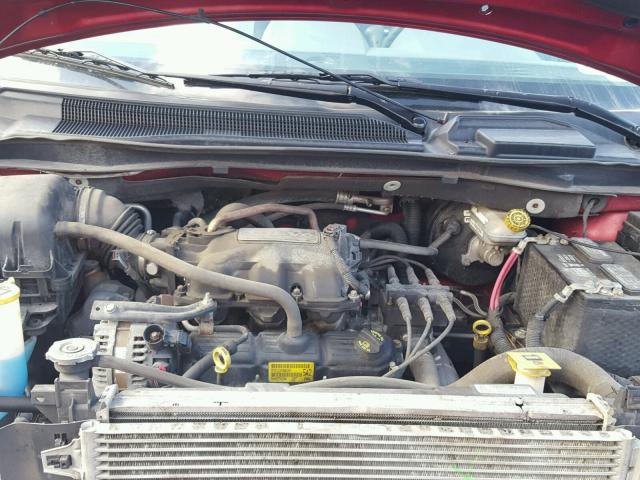 2D4RN4DE2AR114419 - 2010 DODGE GRAND CARA RED photo 7