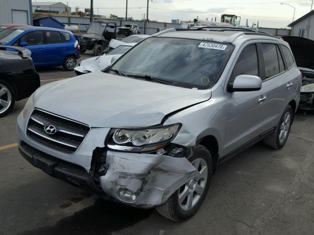 5NMSH73E19H262835 - 2009 HYUNDAI SANTA FE S SILVER photo 2