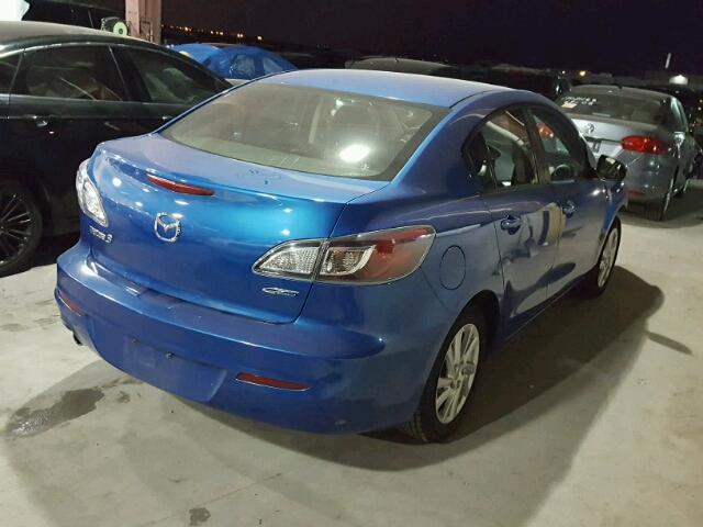 JM1BL1V85C1661364 - 2012 MAZDA 3 I BLUE photo 4