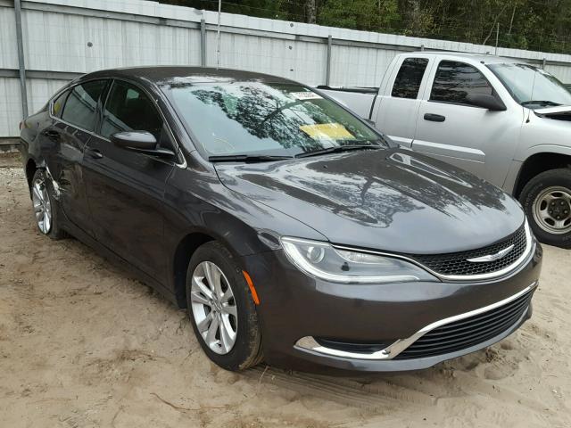 1C3CCCAB4GN150748 - 2016 CHRYSLER 200 LIMITE GRAY photo 1