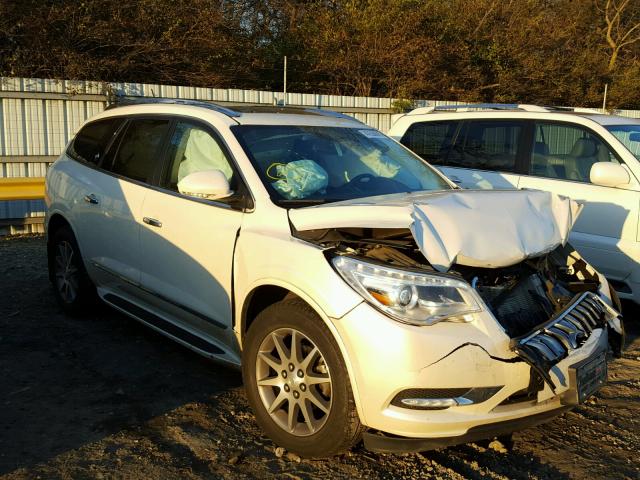 5GAKRBKD5FJ302897 - 2015 BUICK ENCLAVE WHITE photo 1