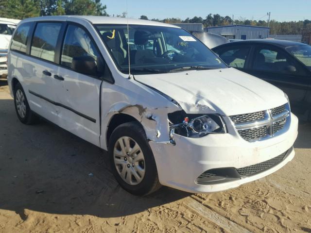 2C4RDGBGXGR236864 - 2016 DODGE GRAND CARA WHITE photo 1