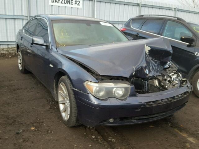 WBAGL63482DP55042 - 2002 BMW 745 I BLUE photo 1