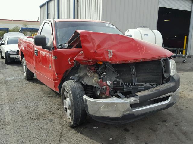 1FTRF12248KE39521 - 2008 FORD F150 RED photo 1