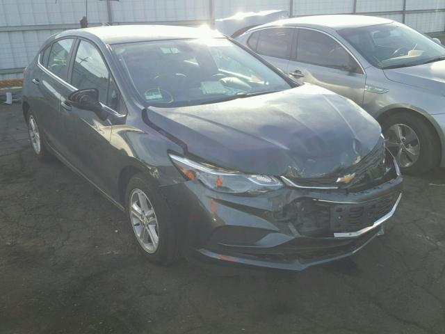 3G1BE6SM5HS527350 - 2017 CHEVROLET CRUZE LT GRAY photo 1