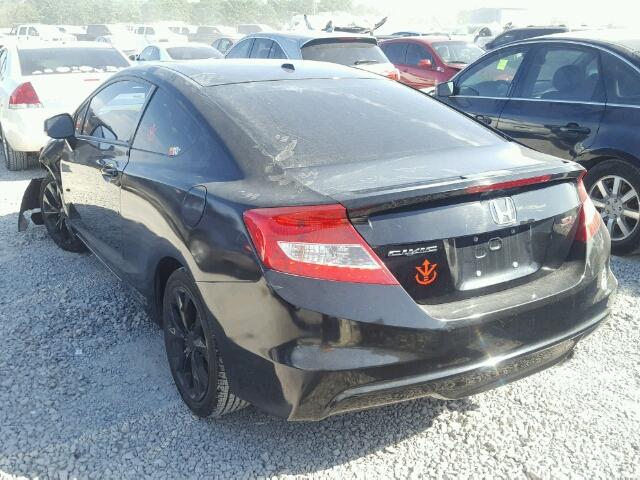 2HGFG4A56DH703273 - 2013 HONDA CIVIC SI BLACK photo 3