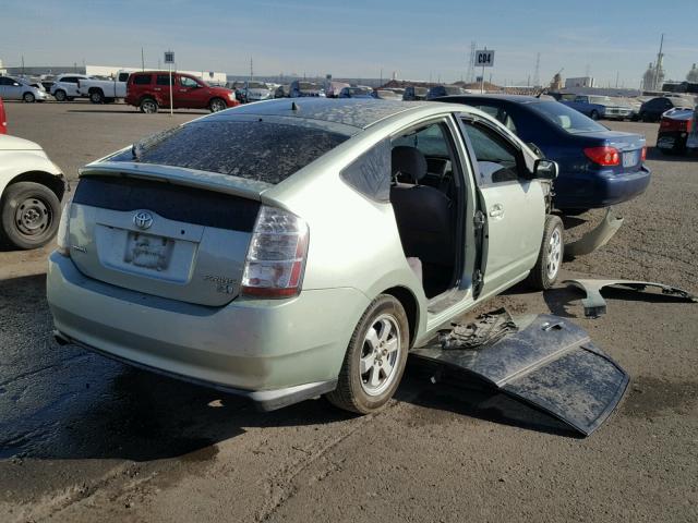 JTDKB20U383414594 - 2008 TOYOTA PRIUS GREEN photo 4