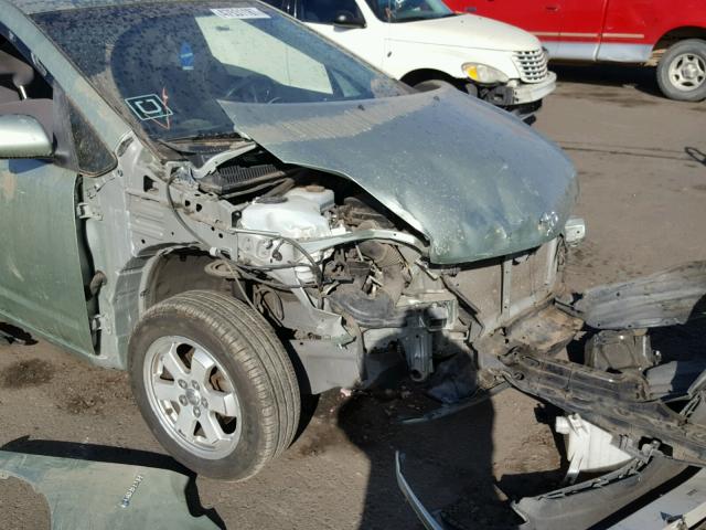 JTDKB20U383414594 - 2008 TOYOTA PRIUS GREEN photo 9