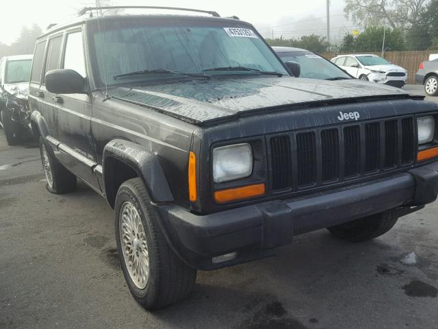 1J4FJ68S2WL252401 - 1998 JEEP CHEROKEE S BLACK photo 1