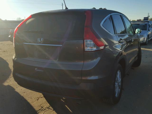 2HKRM3H55EH530942 - 2014 HONDA CR-V EX GRAY photo 4