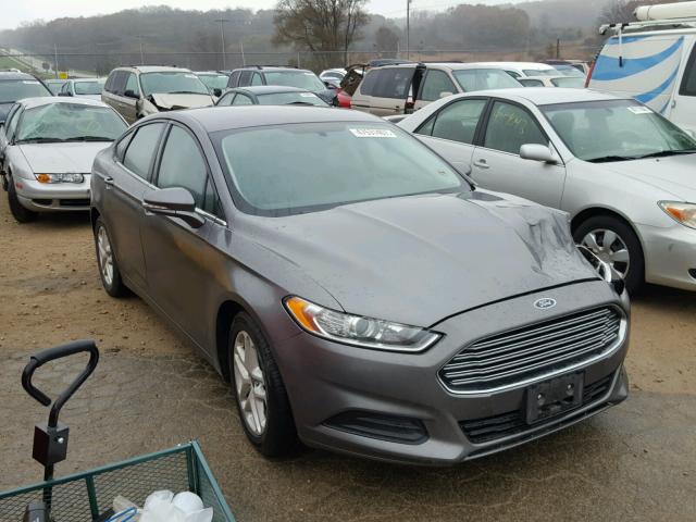 3FA6P0H70DR349937 - 2013 FORD FUSION SE GRAY photo 1