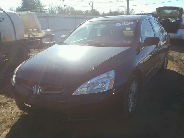 1HGCM56613A001328 - 2003 HONDA ACCORD EX BLACK photo 2