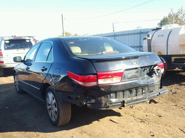 1HGCM56613A001328 - 2003 HONDA ACCORD EX BLACK photo 3