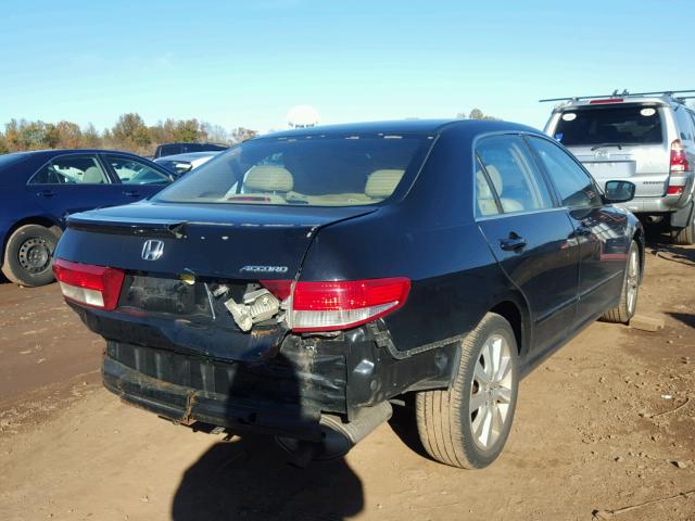 1HGCM56613A001328 - 2003 HONDA ACCORD EX BLACK photo 4