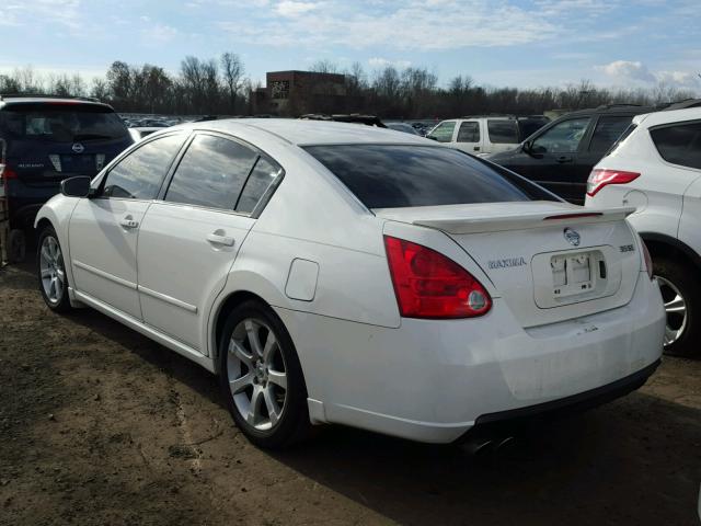 1N4BA41E98C810024 - 2008 NISSAN MAXIMA SE WHITE photo 3