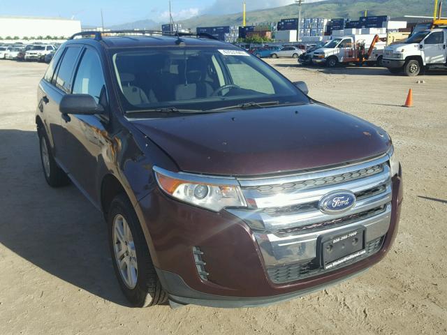 2FMDK3GC9BBA97449 - 2011 FORD EDGE SE MAROON photo 1