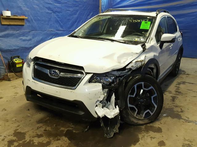 JF2GPANC8GH258217 - 2016 SUBARU CROSSTREK WHITE photo 2