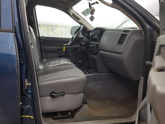 3D7KS28D78G110420 - 2008 DODGE RAM 2500 S BLUE photo 5