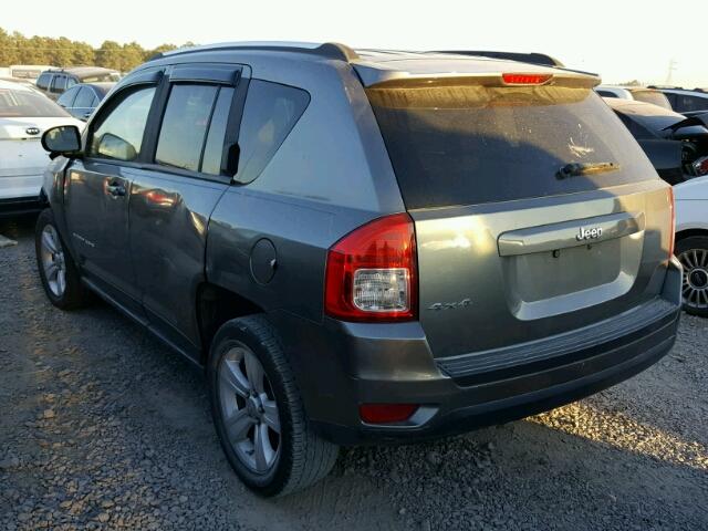 1C4NJDBB8CD522719 - 2012 JEEP COMPASS SP GRAY photo 3