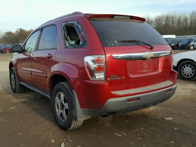 2CNDL63F256098857 - 2005 CHEVROLET EQUINOX LT BURGUNDY photo 3