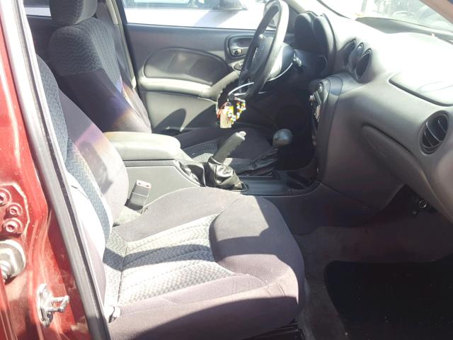 1G2NF52E23C231340 - 2003 PONTIAC GRAND AM S Tünd qırmızı foto 5